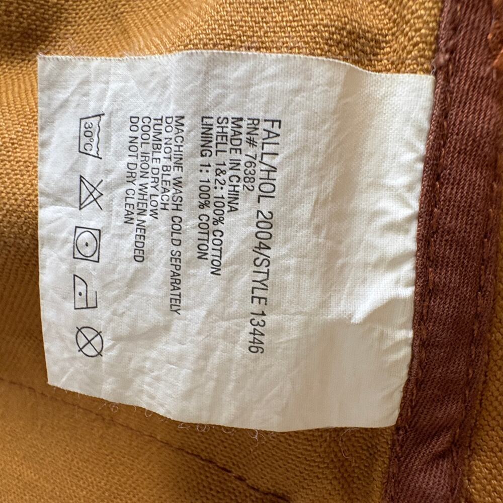 Timberland  Field Jacket Brown Canvas Corduroy XXL Chore Coat GORPCORE Vintage - Picture 5 of 11